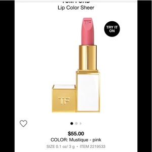 NWT Tom Ford Mustique Lipstick